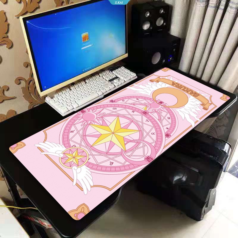 Sailors Moon Kawaii Mousepad Cute Gamer Keyboard Pad Alas Mouse Mat Desk Mat Aksesoris Pc Gaming Mause Pads Pelindung Besar [ZK]