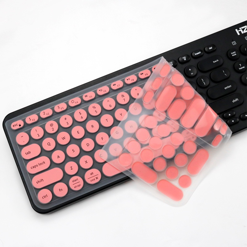 Tahan Air Tahan Debu Warna Silicone Keyboard Skin Guard Cover Protector Untuk Logitech K780 Ultra Tipis Silikon Penutup Keyboard Laptop Pelindung Kulit Multi-Perangkat Wi