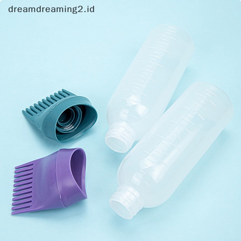 (drea) Botol Shampo Pewarna Rambut 120ml Aplikator Pewarna Pewarna Brush Pembersih Rambut //