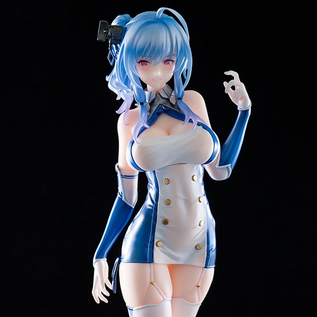 Jalur Azur 25cm St. Louis1 /7 Seragam Figure Lengkap Uni Ringan PVC Action Figure Mainan Hiasan Meja