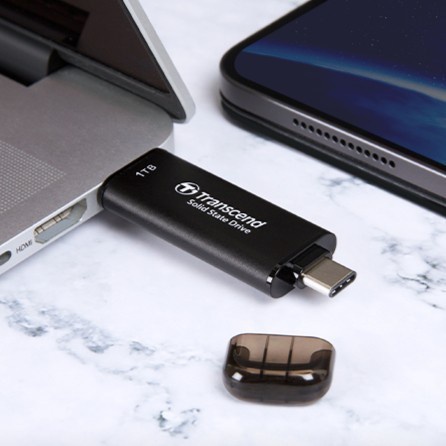 SSD Transcend ESD310C 256GB 512GB 1TB - SSD Eksternal Portable