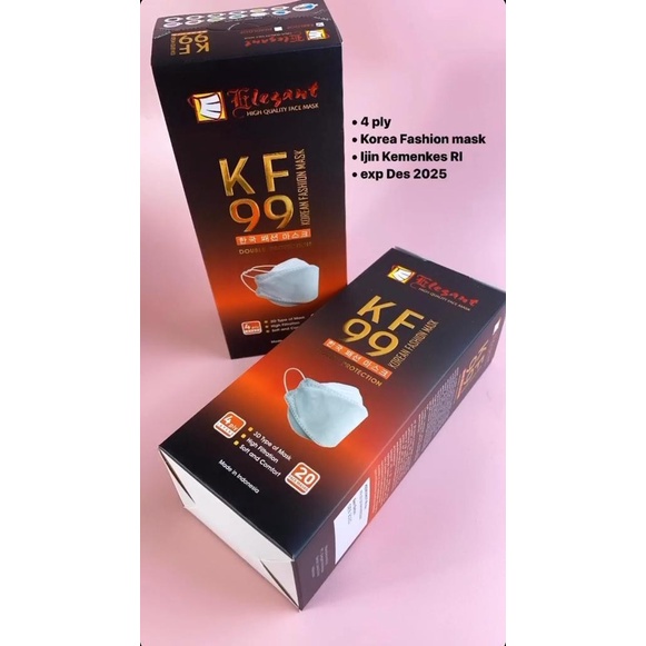 masker KF99 4ply / korean fashion mask / double protection Belanja Gigi
