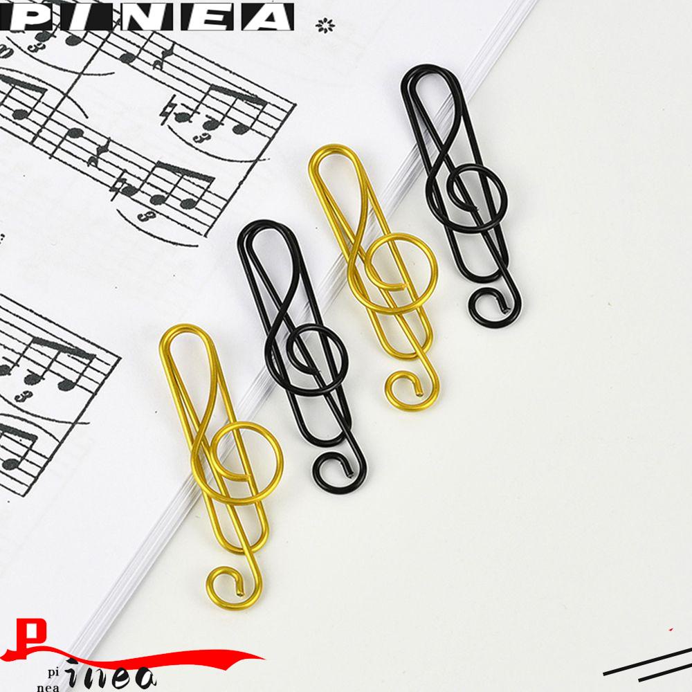 Nanas 20pcs Klip Kertas Mini Treble Clef Bookmarklet Kantor Sekolah Pengikat Perlengkapan