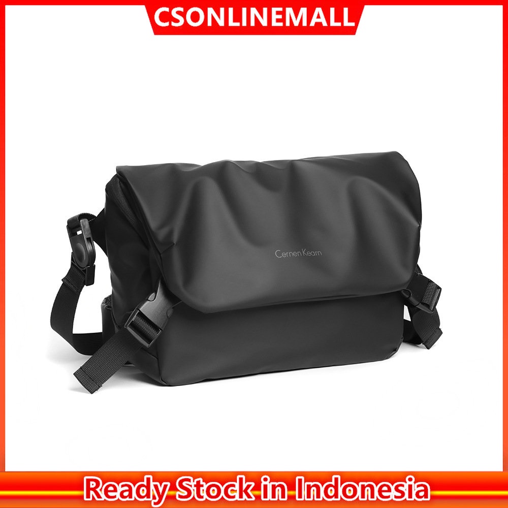CSONLINEMALL Tas Selempang Pria Tas Bahu Ransel Messenger Bag Tahan Air Oxford Tas Selempang Kapasitas Besar Tas Selempang Kasual Sederhana Olahraga Tas Jalanan untuk Pria Pria Pelajar Remaja