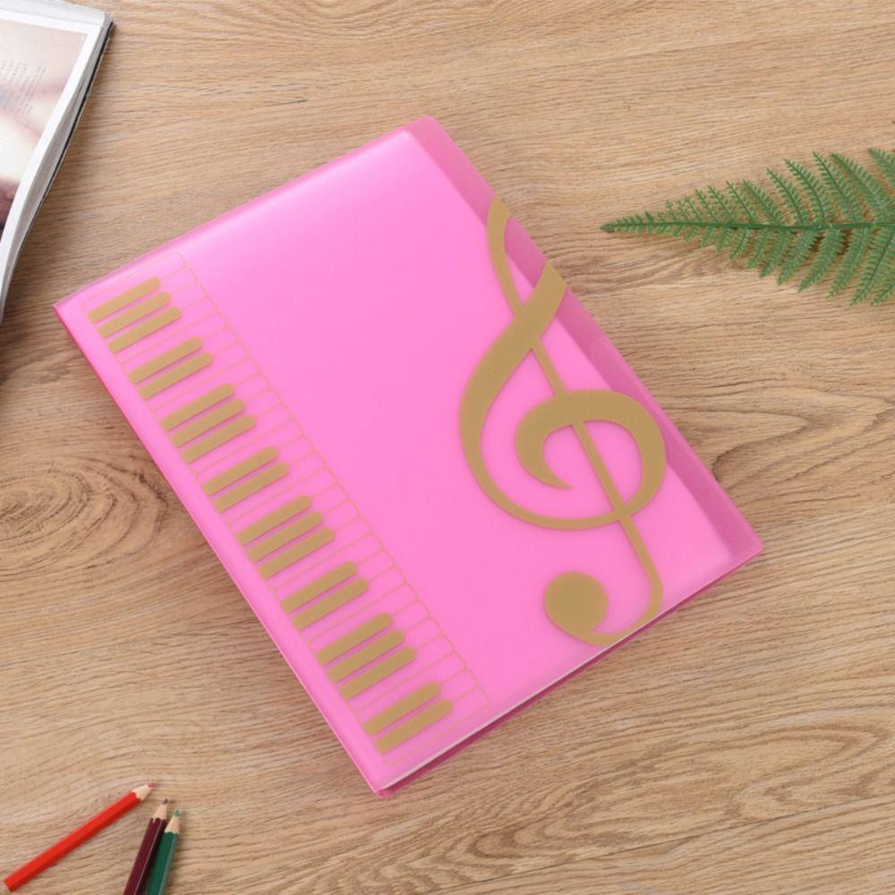 Lanfy Folder Skor Musik Tahan Air Multi-layer A4 Kertas Folder File Organizer Wadah Dokumen Pianis Music Score Storage Organizer