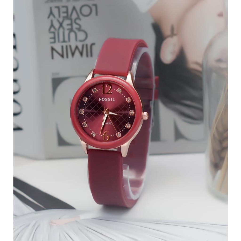 BAJ Jam Tangan Quartz Strap PU Analog Casual Gaya Retro Wanita &amp; Pria Ulzzang Watch Korean Fashion RM085