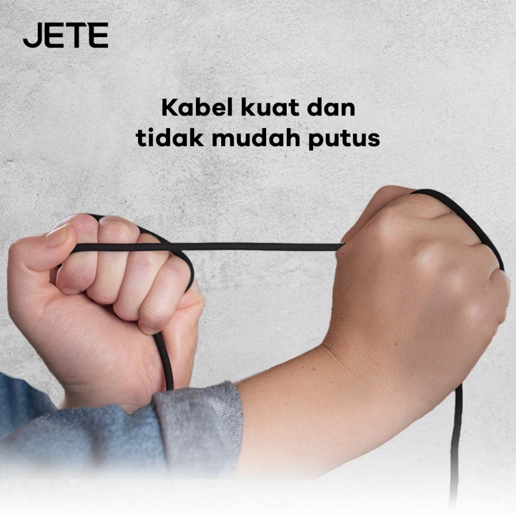 Headset Earphone Lightning JETE HX1 - Garansi 2 Tahun
