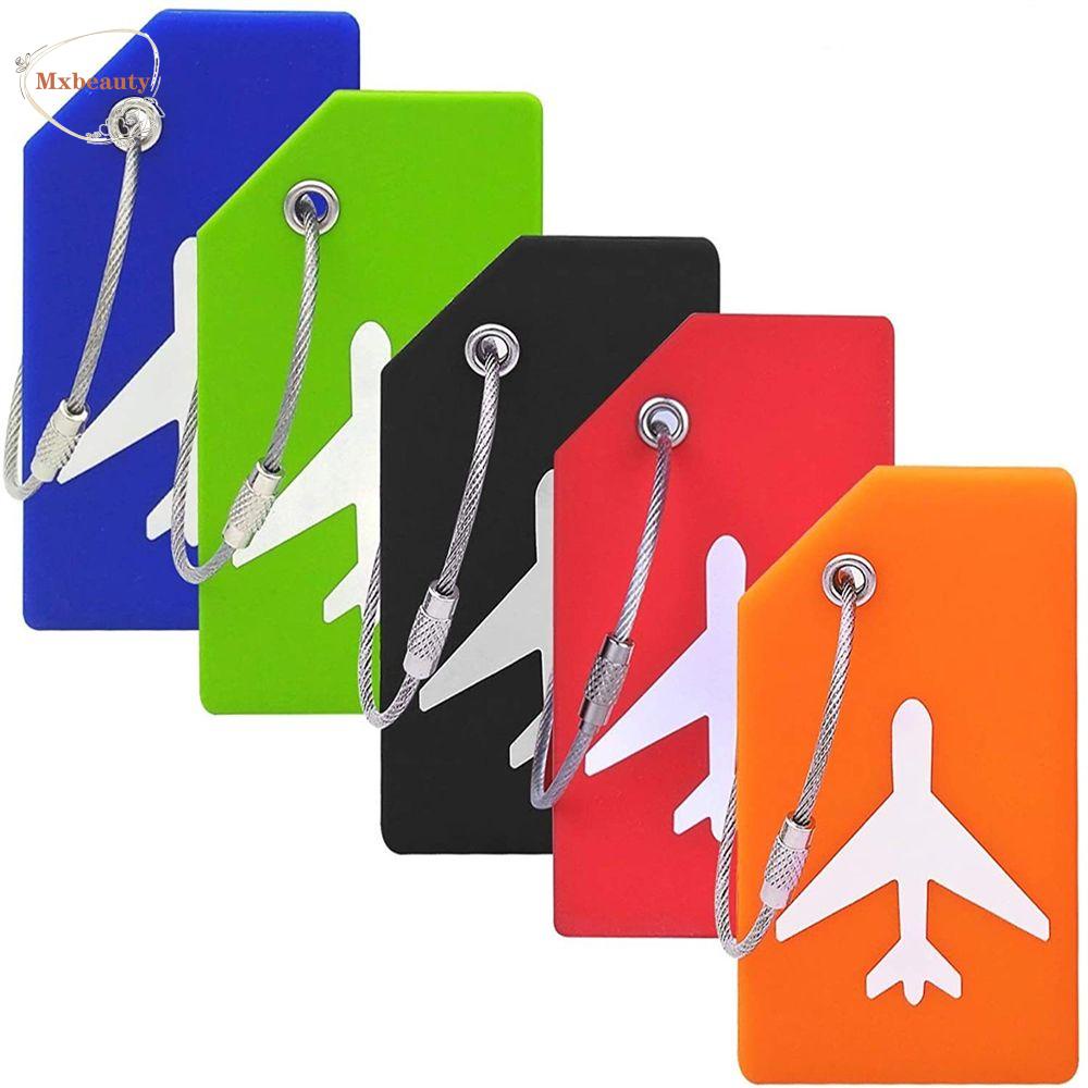 Mxbeauty Luggage tag Portable Safety Bendable Tahan Lama Silica gel Sign