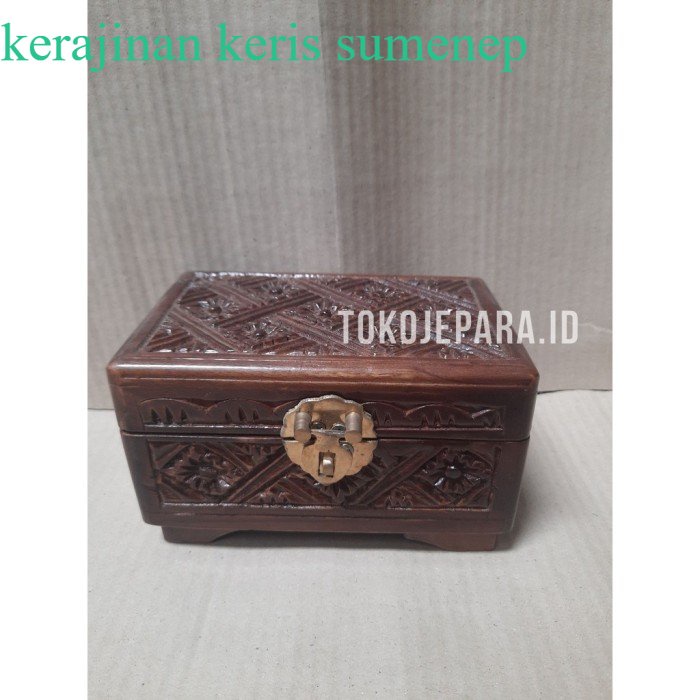 Kotak Perhiasan Kayu Jati Ukir termurah