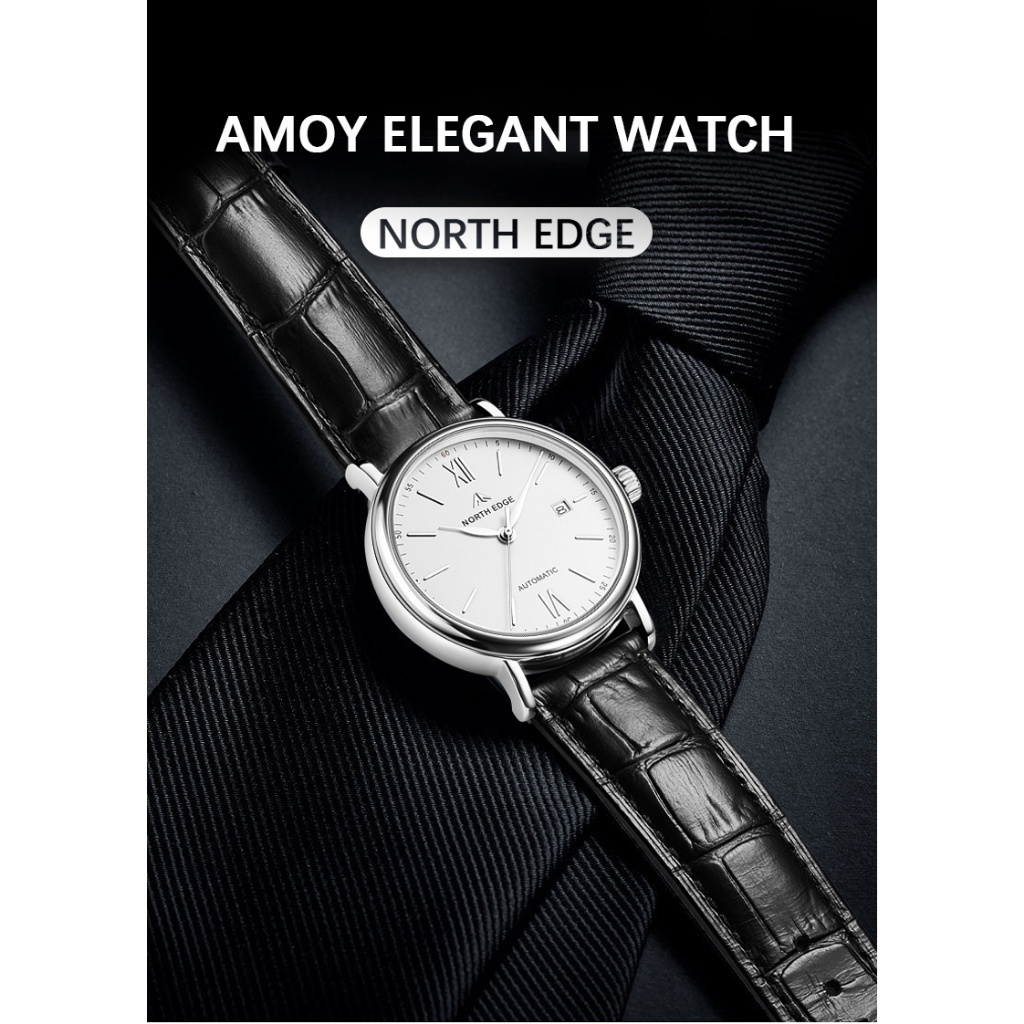 NORTH EDGE AMOY Mechanical Automatic Watch Saphire Glass Waterproof