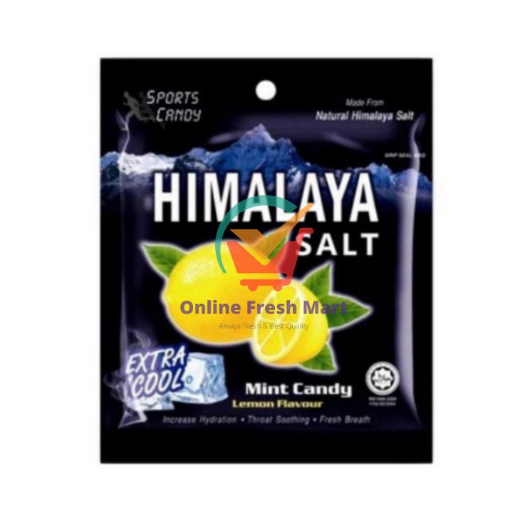 

15g - Big Foot Himalaya Salt Lemon permen - Online Fresh Mart Denpasar