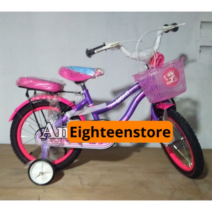 Sepeda Anak Perempuan Wimcycle 16 Light