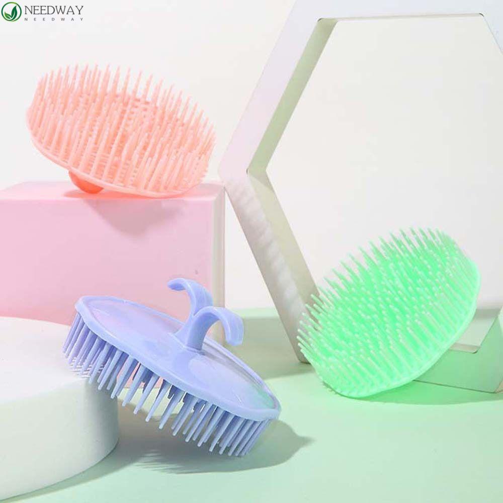 Needway Sikat Shampoo Mandi Nyaman SPA Alat Perawatan Rambut Shower Scalp Massage Brush