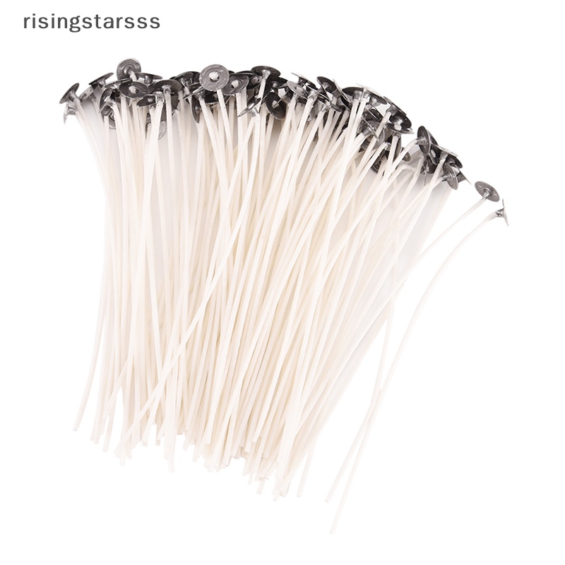 Rsid Span-new 100pcs wicks cotton core Pra wd Dengan sustainers Untuk Membuat Jelly 15cm