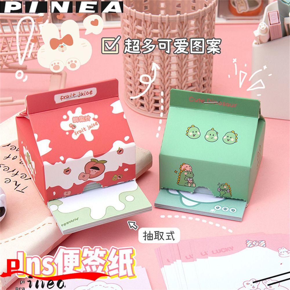 Nanas 200lembar Milk Bear Memo Pad Notes Kawaii Stationery Harian Cek List Sekolah Kantor