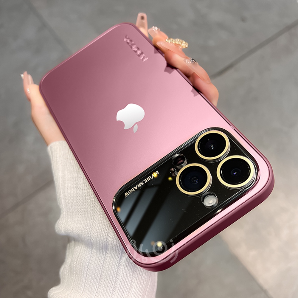 Casing Ponsel AG Frosted Mewah Untuk iPhone 11 Pro 12 13 14 Pro Max Case Matte Shockproof Cover Pelindung Kamera Casing