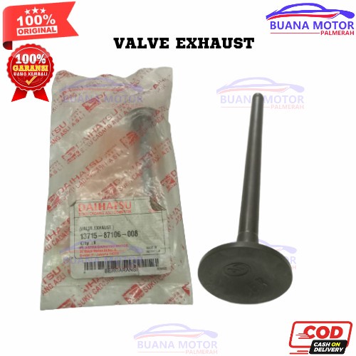 Klep Api Valve Exhaust Zebra/Espass Original 13715-87106-008