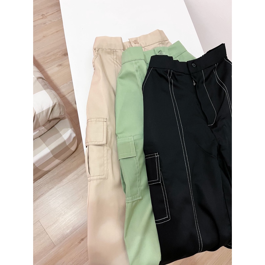 CELANA PANJANG CARGO ANAK PEREMPUAN &amp; LAKI-LAKI// STATE CARGO TROUSERS