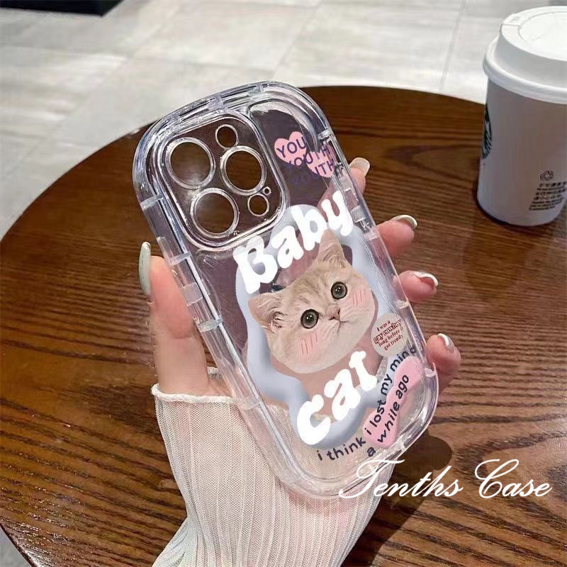 Kompatibel Untuk IPhone14 13 12 11 Pro Max8 7 6 6s Plus X Xr Xs Max SE 2020sabun Cover Lovely Kitten Phone Case