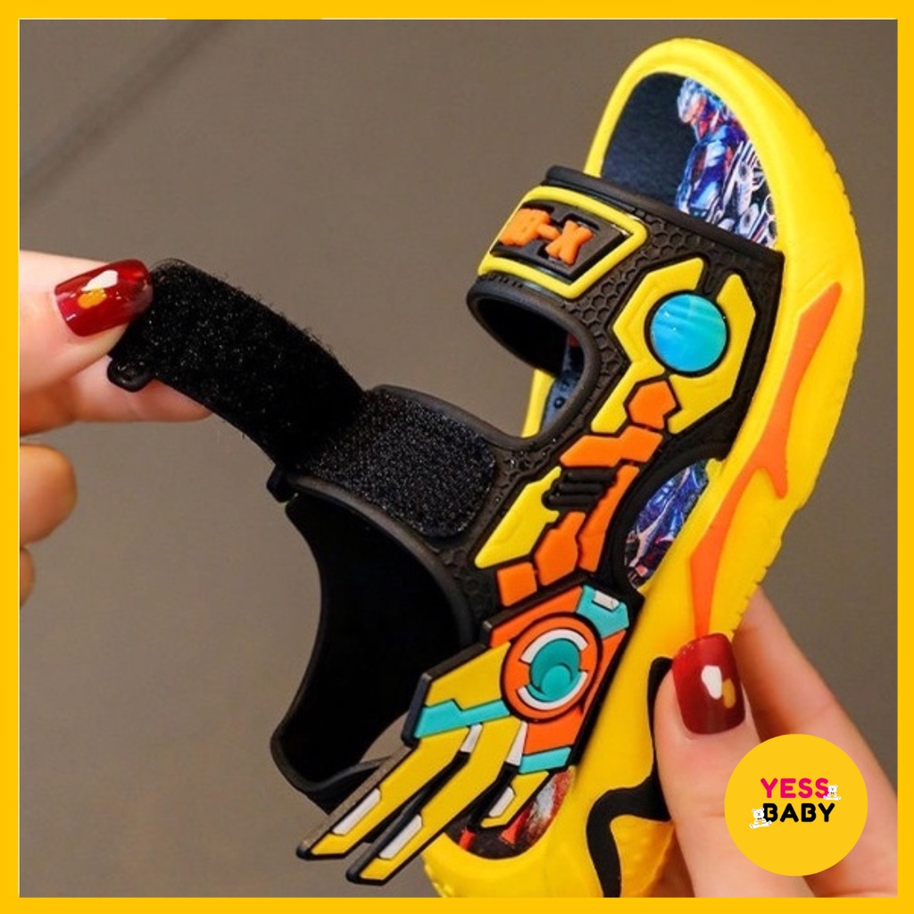 [COD] YESSBABY Sandal ROBOT Transformers Anak Laki-laki Termurah Sepatu Sendal Gunung Sport Import Fashion Terbaru Kekinian