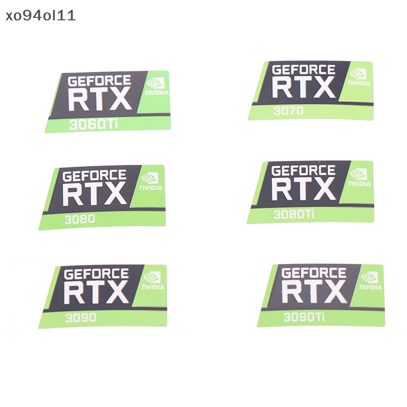 Xo RTX 3090TI 3080TI 3070 3060dekstop er laptop graphics card label OL