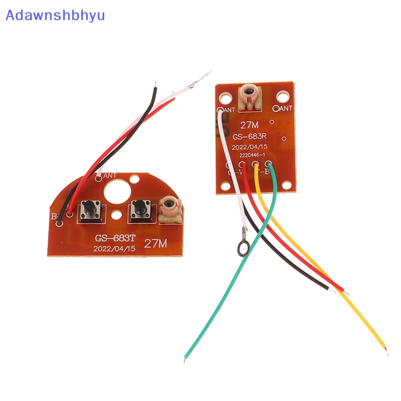 Adhyu 2CH RC Remote Control 27MHz Sirkuit PCB Papan Pemancar Dan Penerima Sistem Radio Untuk Mobil Truk Mainan ID