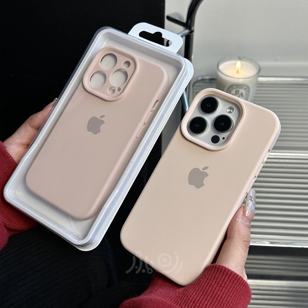 IPHONE Full Cover Casing Ponsel Silikon Cair Untuk Iphone11 12 Pro Max13 14 Pro Max Casing Iphone14 Plus Full Cover Shockproof Soft Case