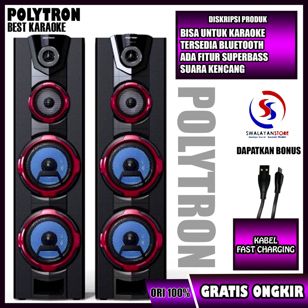 Khusus Jatim Speaker Active POLYTRON PAS 8F28 Garansi Resmi