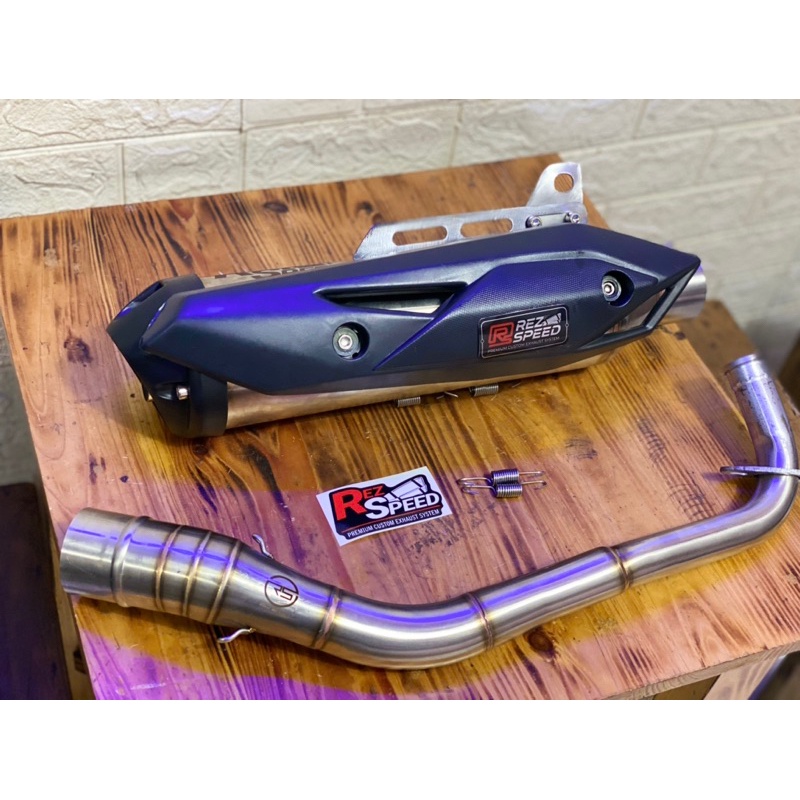 Knalpot Rez Speed Tipe Standard Racing Silencer & Fullsystem Aerox Nmax Vario Beat Mio Lexi Pcx dll