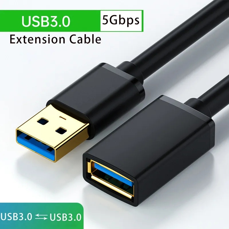 Kabel Data Extender Kabel USB Ke USB/Kabel Ekstensi Transfer Data/Kabel Transfer Cepat USB 3.0 2.0/jalur Ekstensi Bold Tahan Lama Untuk Smart TV Perangkat Antarmuka VGA