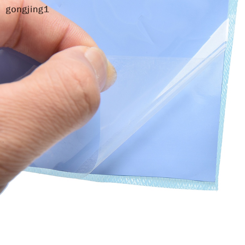 Ggg 100mmx100mmx1mm Biru Heatsink Pendingin Thermal Conductive Uncut Silicone Pad ID