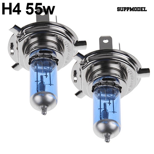 [SM]2Pcs H1/h4 /H7 55W /100W Xenon Gas Halogen Headlight Lampu Putih 12V 5000K Bohlam