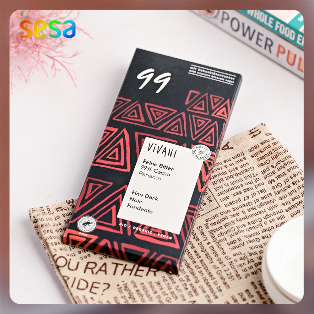 

Vivani 99% Organic Fine Dark Chocolate 80 g