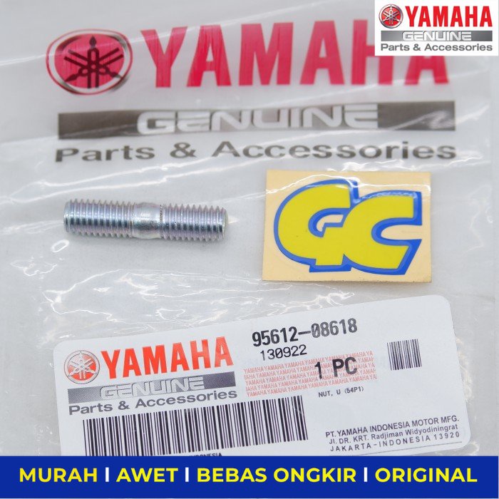 Baut Tanam Knalpot Yamaha Universal Ori - Sparepart Sperpart Spare Part Motor Yamaha Aerox Fazzio Fi