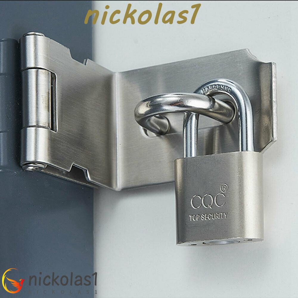 Nickolas1 Pengait Anti Maling Gym Locker Anti-Pencurian Pintu Gudang Lemari Staple Keamanan Hardware Lock Door Lock Accessary