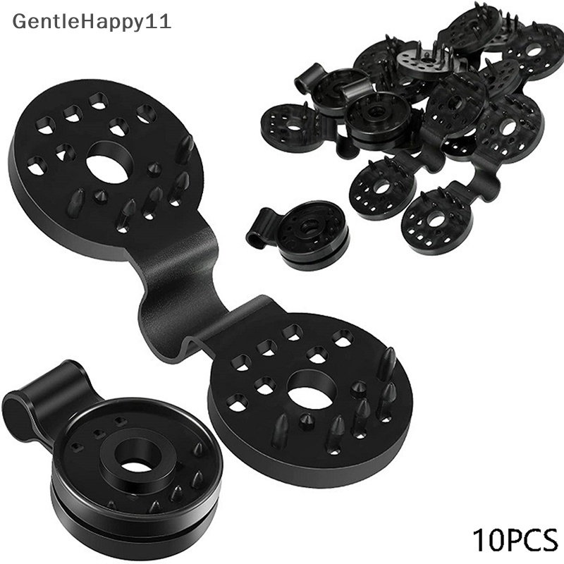 Gentlehappy 10pcs Klip Jaring Peneduh Matahari Plastik Alat Berkebun Peneduh Rumah Kaca Kain Fix Clamp id