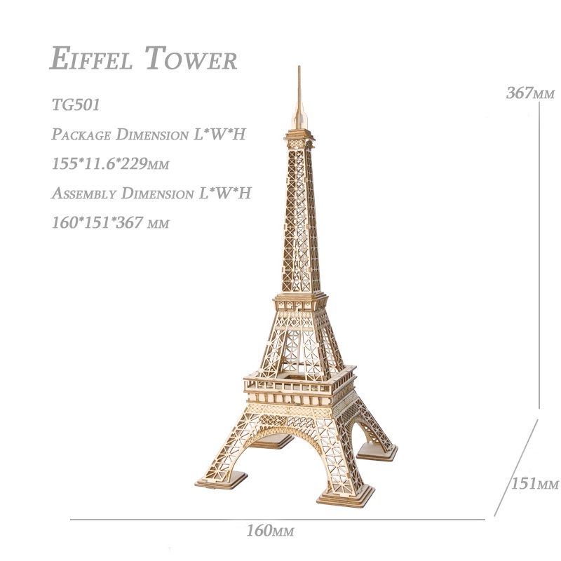 Toys Rolife Eiffel Tower TG501