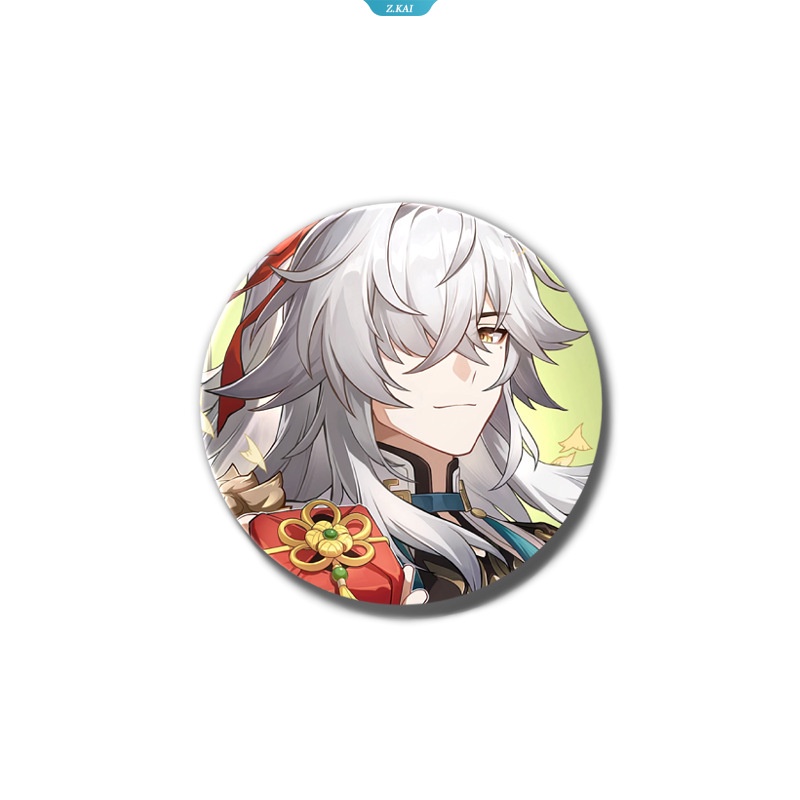 Honkai Star Rai Gadis Lucu Segar Seri Anime Karakter Kafka Yukong Fu Xuan Bailu Jing Yuan Radium Badge 58mm Ransel Badge Perhiasan [ZK]
