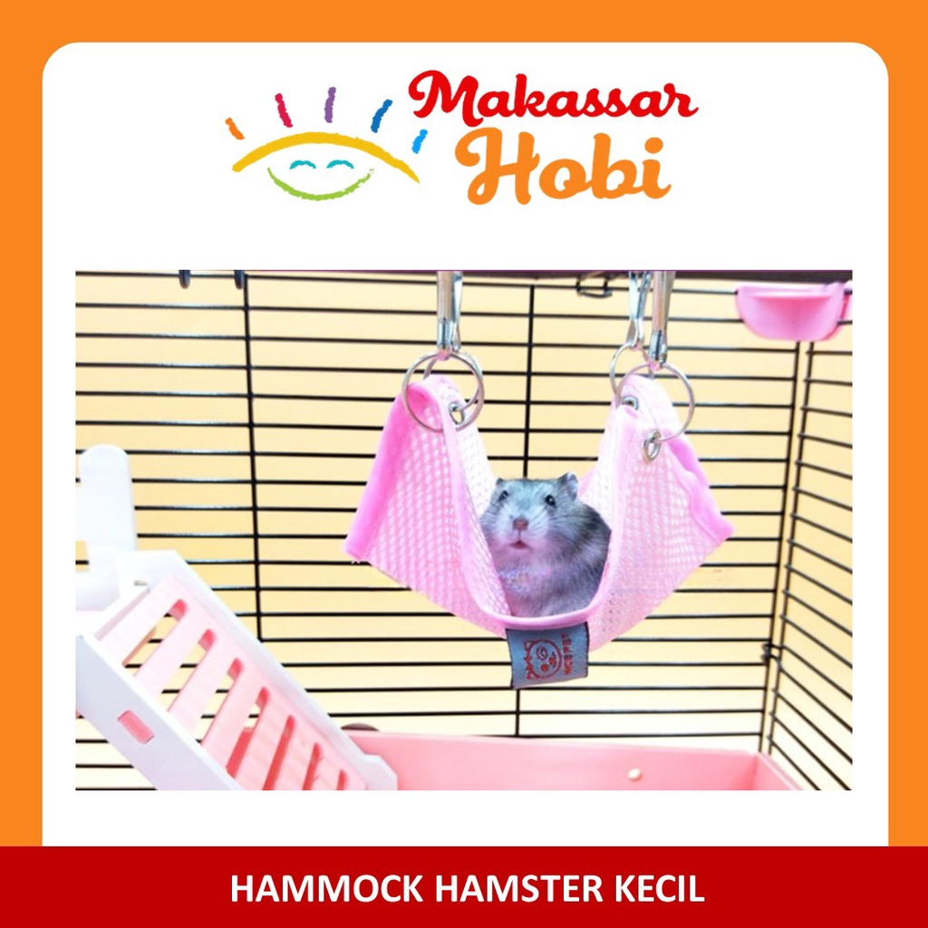 Hammock Kecil Kasur Gantung Ranjang Hamster Rumah Aksesoris Kandang