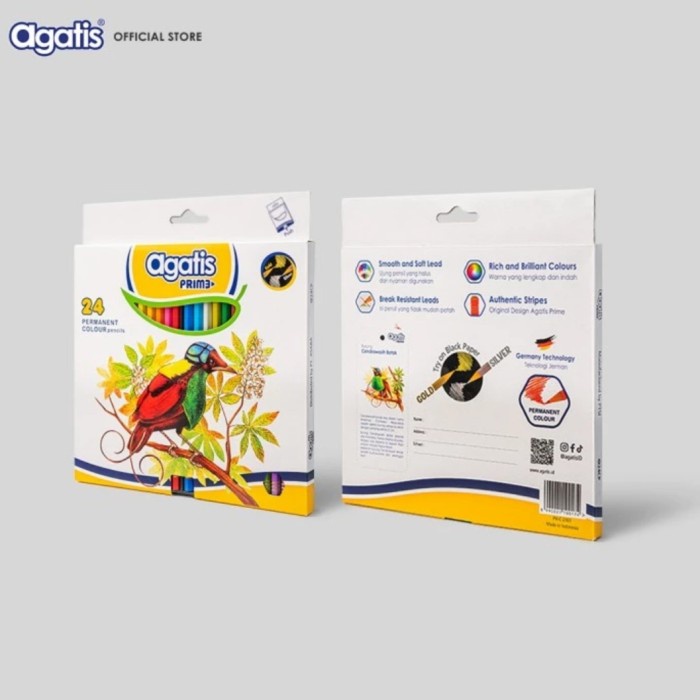 

Pensil Gambar AGATIS Prime Hexagonal 24 Warna
