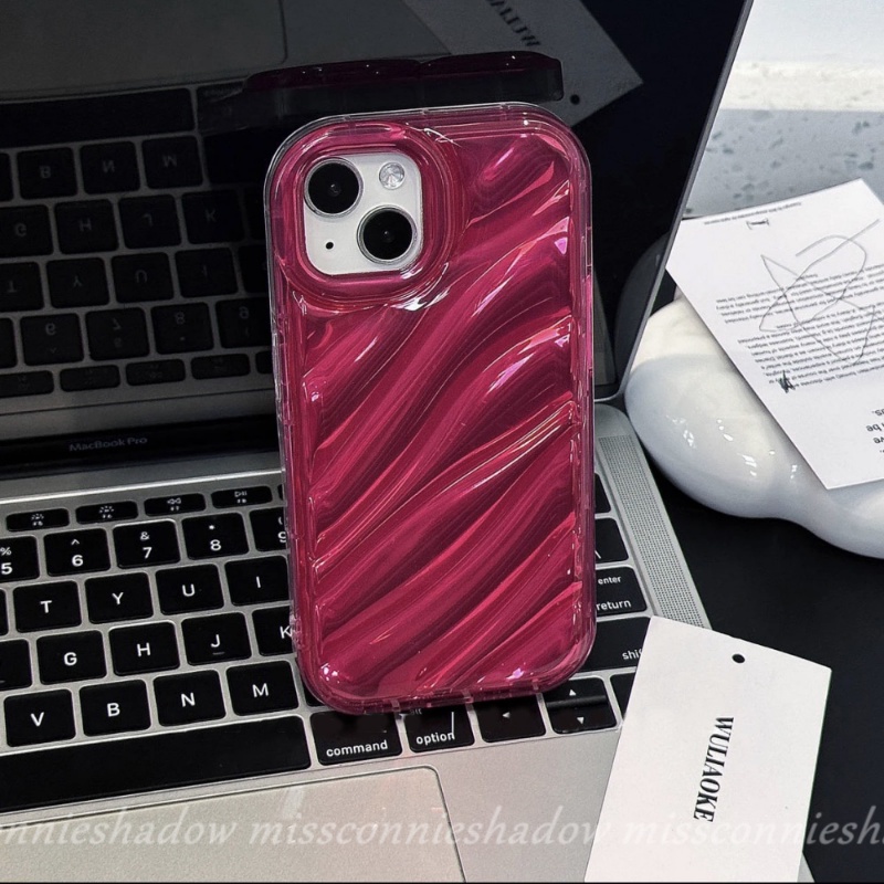 IPHONE Kartu Laser Mempesona Fashion Mewah Kompatibel Untuk Iphone13 12 11 14 Pro MAX 7Plus XR 76 6S 8plus X XS MAX SE 2020kreativitas 3D Stereo Pola Korgasi Casing Ponsel Soft Cover
