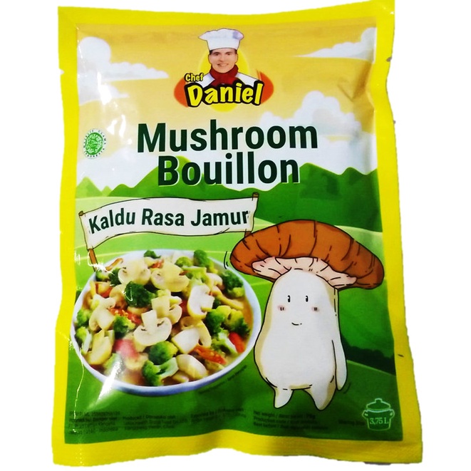 Chef Daniel Kaldu Jamur Mushroom Boullion 75 Gram