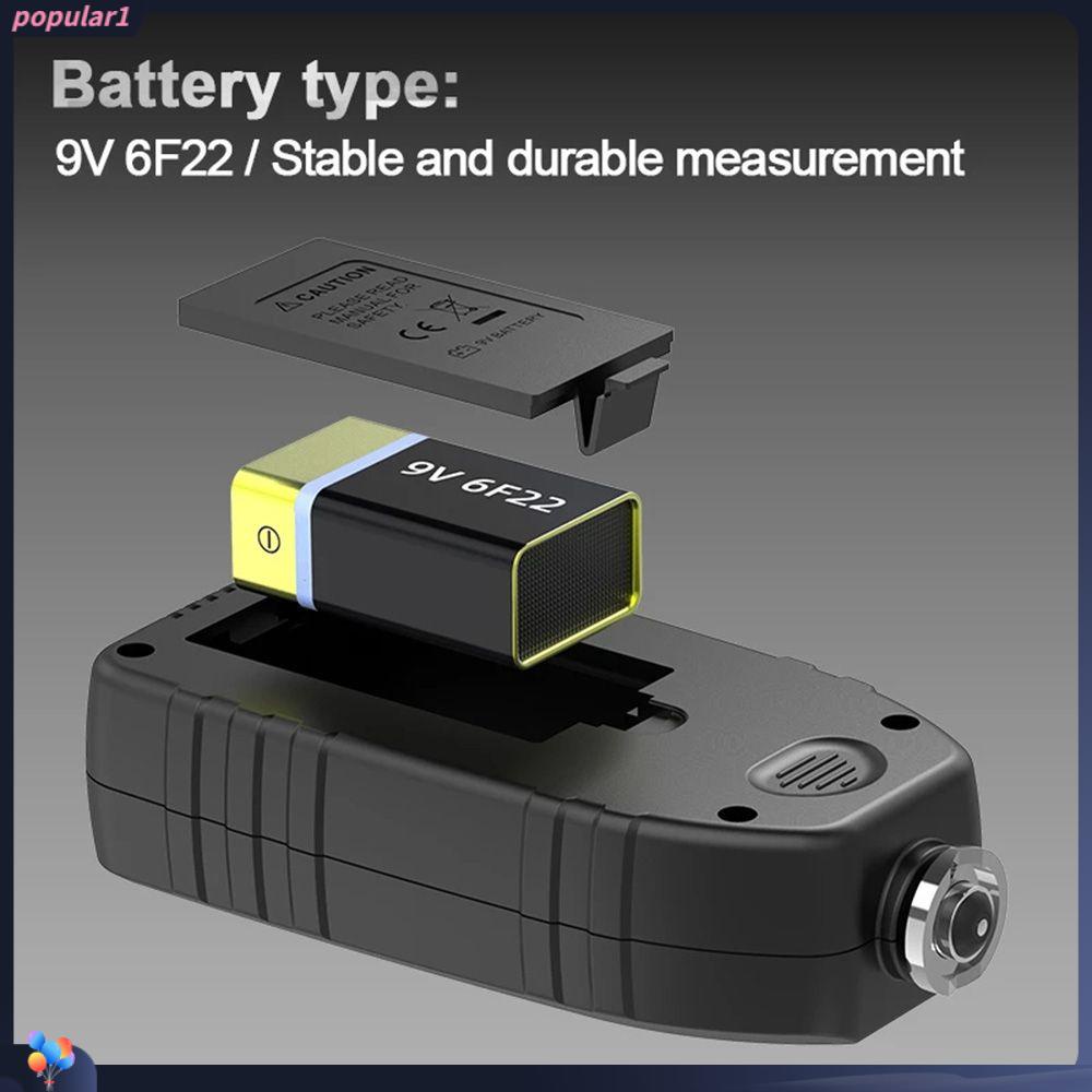 POPULAR Populer Coating Thickness Gauge High Precision Manual Alat Cat FE/NFE Mobil Paint Film Thickness Tester