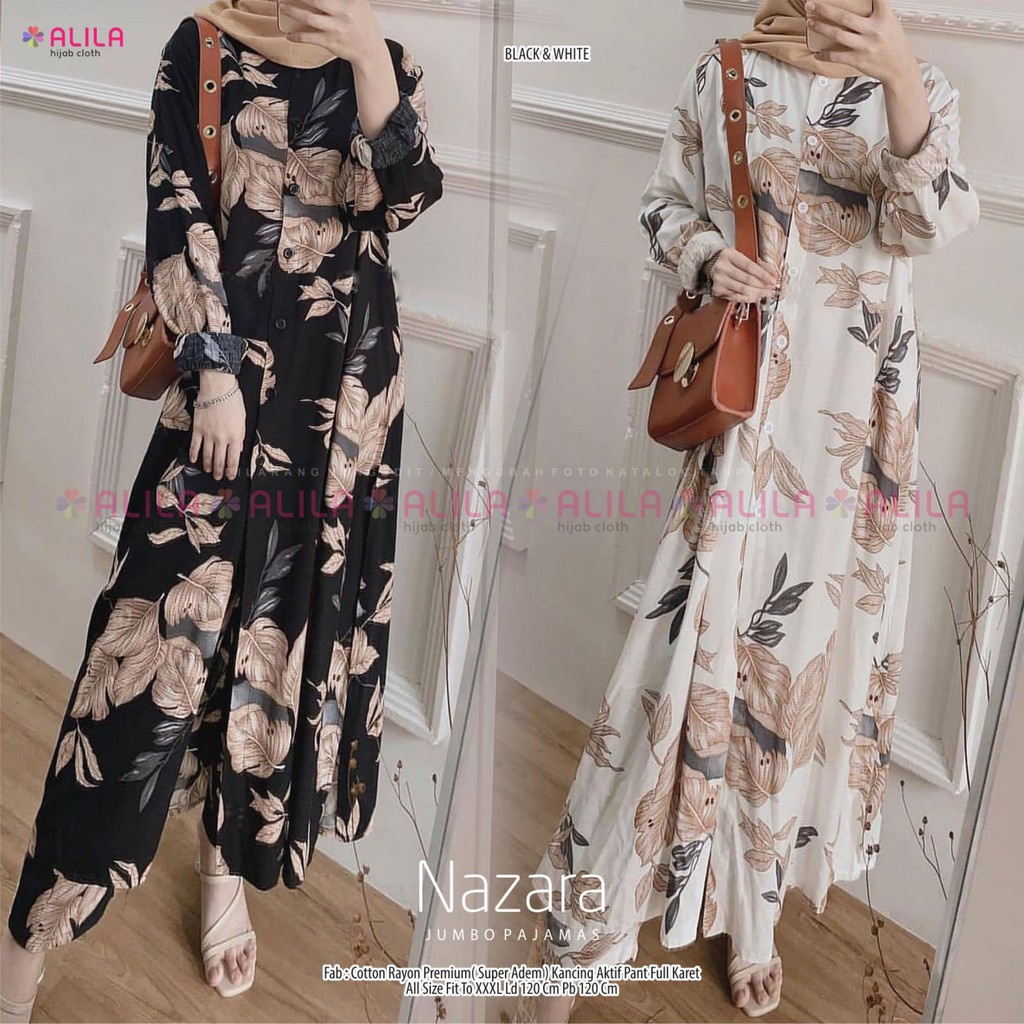 NAZARA JUMBO PAJAMAS ORI ALILA | Cotton Rayon Premium