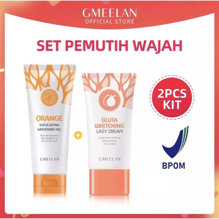 (2Pcs)Gmeelan exfoliating gel & Gmeelan Lazy cream