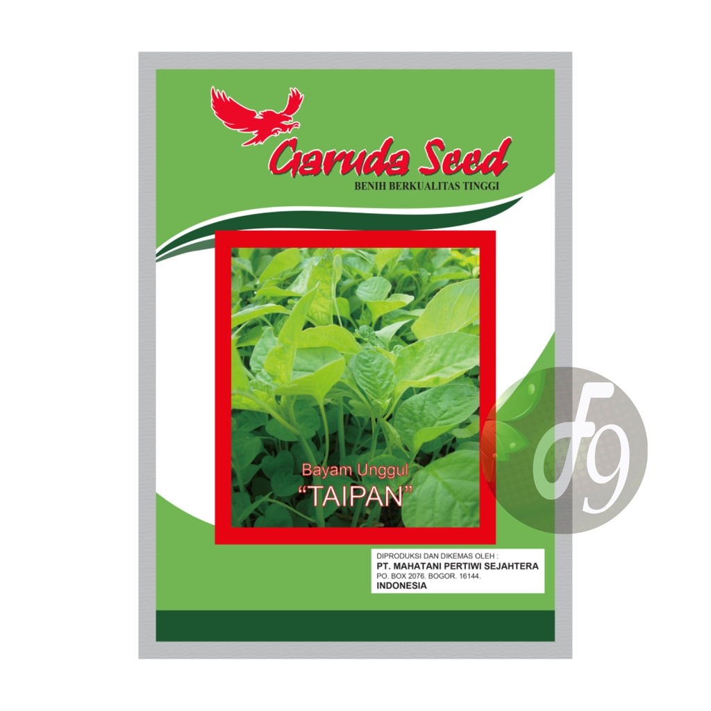 Benih Bayam HIjau Taipan Garuda Seed 50 Gram