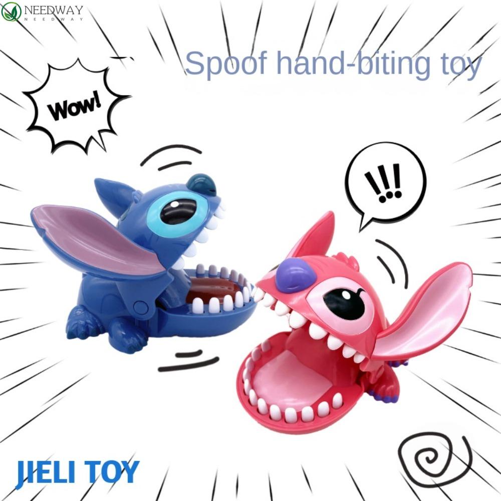 NEEDWAY Needway Stitch Bite Finger Game Praktis Novelty Permainan Keluarga Mainan Inovatif Hadiah Mainan Stitch Bite Finger Toy