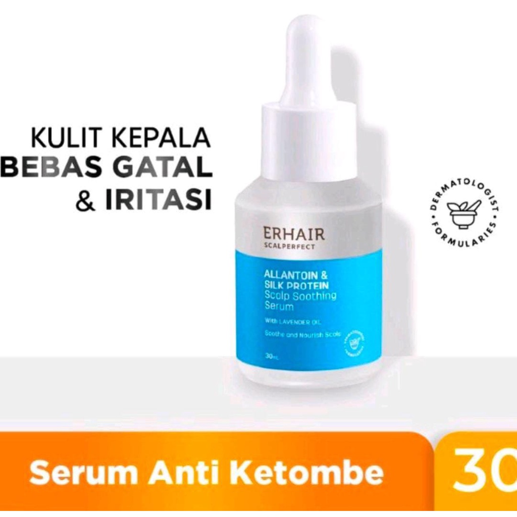 Erhair scalperpect allantoin & silk protein scalp soothing serum