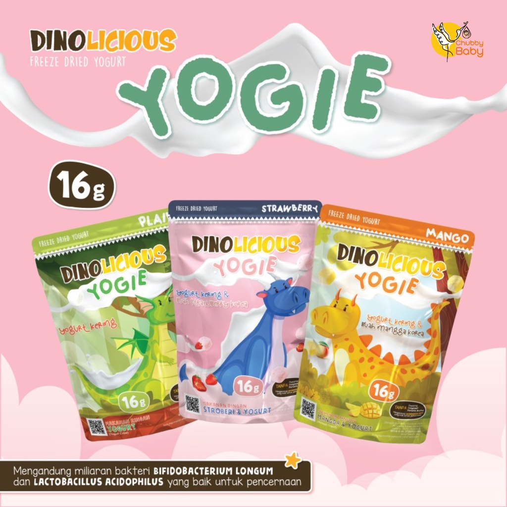 Dinolicious Yogie - Yogurt &amp; Fruit Cube | Snack Bayi