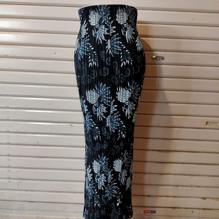 [Terbaru] rok batik panjang rok plisket rok bawahan kebaya rok jumbo rok wanita - cndrwasi silver, All Size